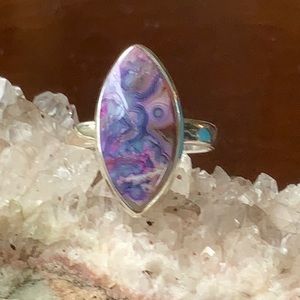 BOUTIQUE LAGUNA LACE 925 STERLING SILVER RING, 8